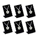 Mooca Mooca MOOCA 6 Pcs Set Black Velvet Covered Earring Display Stand Pendant Jewelry Organizer Display Holder for Earring,  - Image 2
