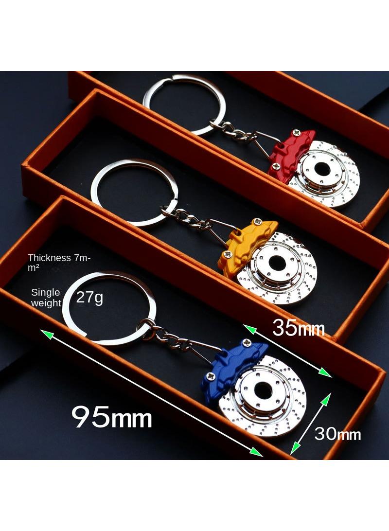 general 6-Piece Zinc Alloy 3D Brake Rotor Keychain Set - Image 2