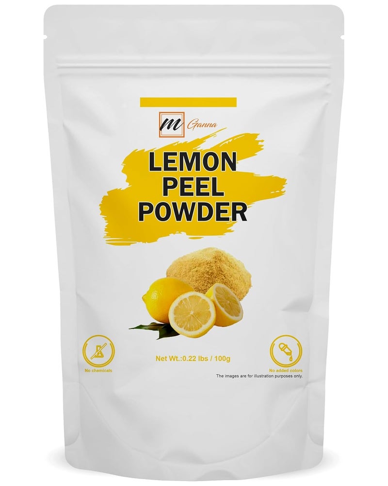 100 Natural Lemon Peel Powder For Skin Care and Facial Mask 100 GMS  022 LBS