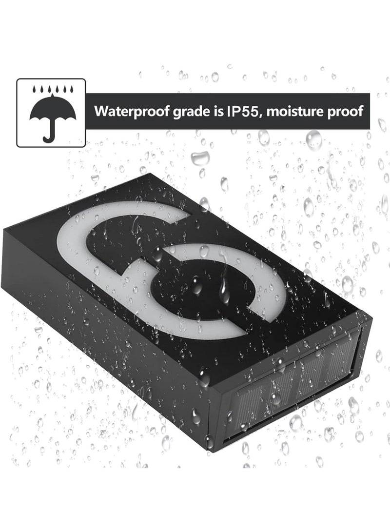 Bluejw 1-Piece Solar Outdoor Rainproof Digital House Number LED Light - Image 3