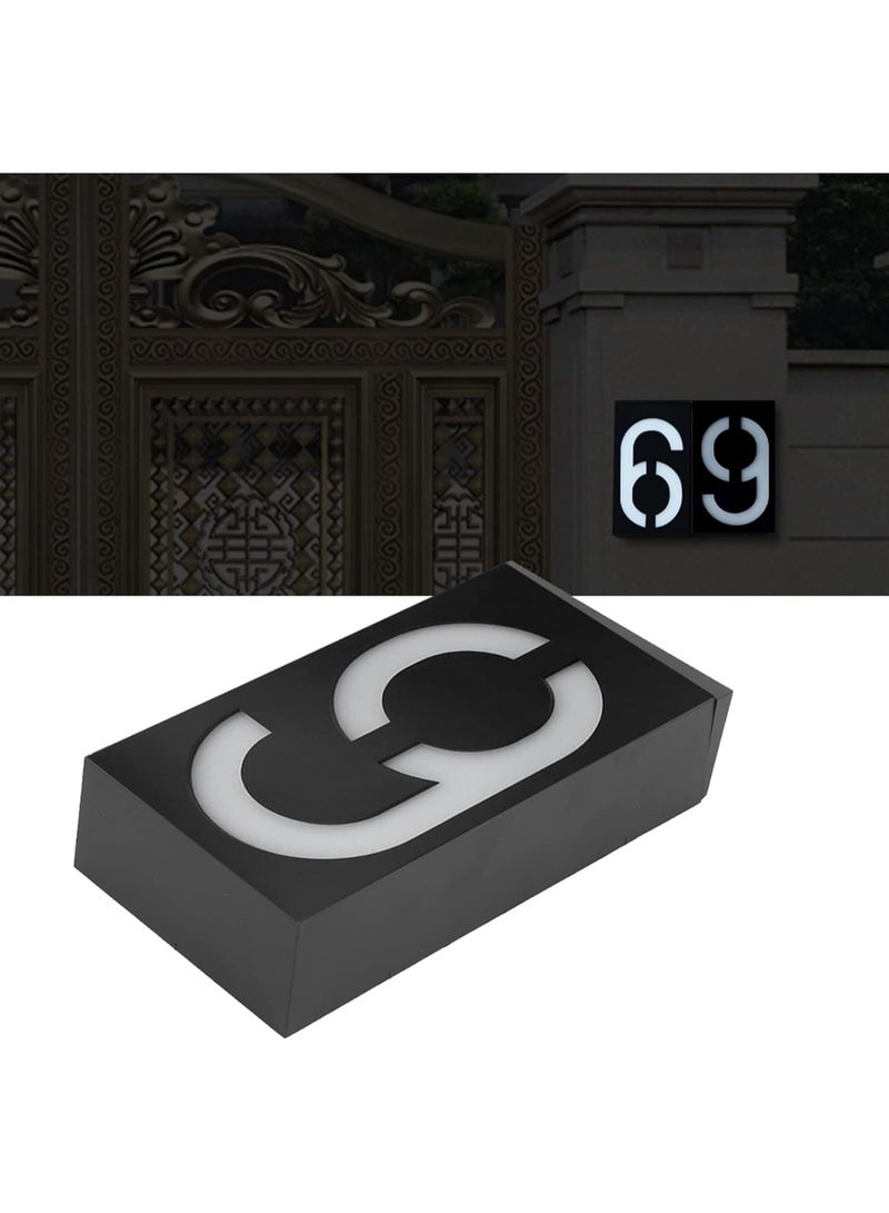 Bluejw 1-Piece Solar Outdoor Rainproof Digital House Number LED Light - Image 4