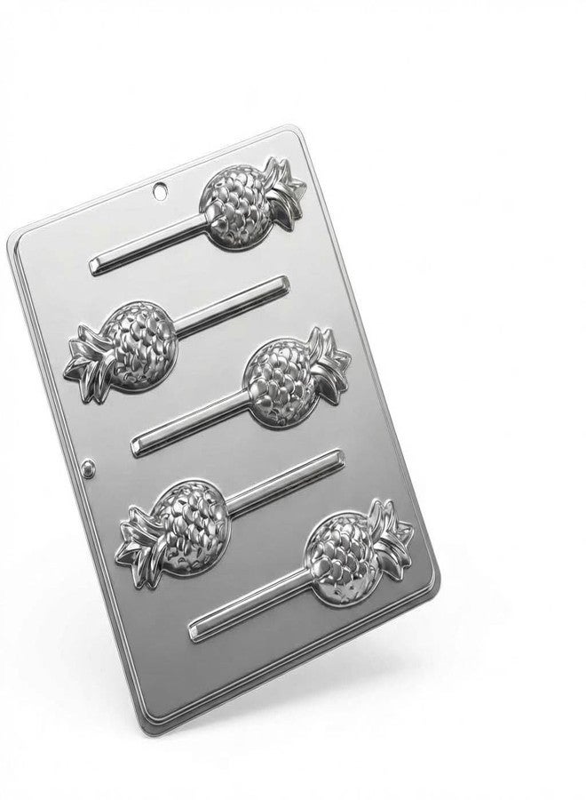 Lollipops Pineapple Lollipop Chocolate Candy Mold 271, 5 Cavities, 1.5" x 3", Food Preparation Mold - Image 5