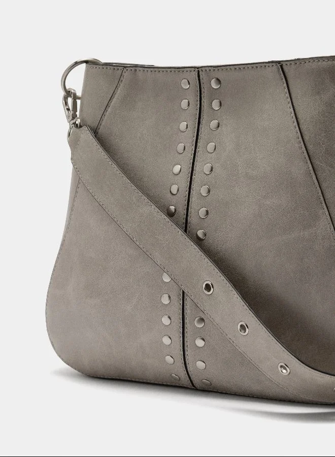 بارفوا حقيبة كتف مع ترصيع