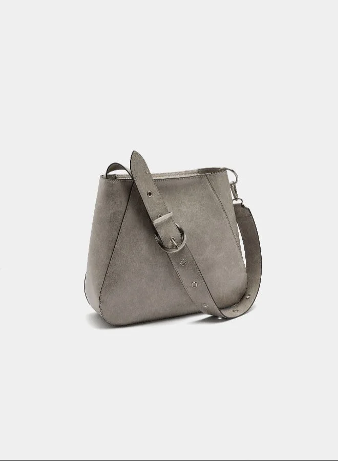 بارفوا حقيبة كتف مع ترصيع