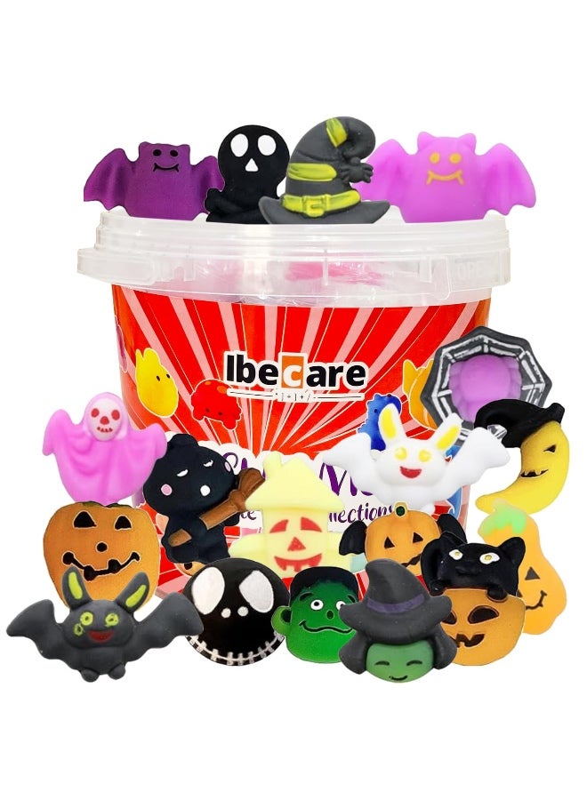 Ibecare Mochi Squishy Toys | Party favors for kids! birthday giveaways or return gifts for Birthday party kids | mini toys | goodie bags pinatas stocking fillers (24 Pcs Halloween Mochi Squishy) - Image 1