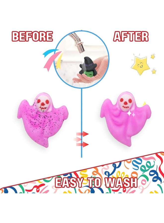 Ibecare Mochi Squishy Toys | Party favors for kids! birthday giveaways or return gifts for Birthday party kids | mini toys | goodie bags pinatas stocking fillers (24 Pcs Halloween Mochi Squishy) - Image 5