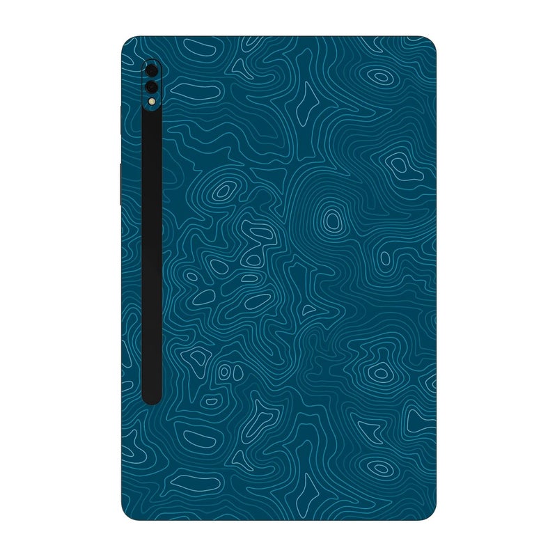 Capes Tablet Skins Compatible with Samsung Galaxy Tab S8 Plus | Ultra-Thin Protective Film | Anti-Scratch Vinyl Decal Skin | Not Case/Cover (Aqua, Back Skin) - Image 1