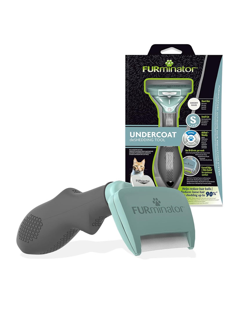 FURminator Undercoat deShedding Tool for Small Short Hair Cats Under 4 5 kg - Image 2