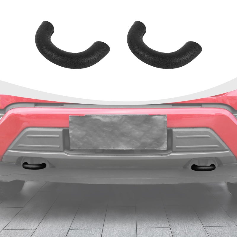 RAZPOY Tow Hook Cover fit for 20042024 Ford F150 20212024 Bronco BaseBig BendOuter Banks Front Bumper Tow Hooks Accessories for Toyota Tundra 20172021 Black
