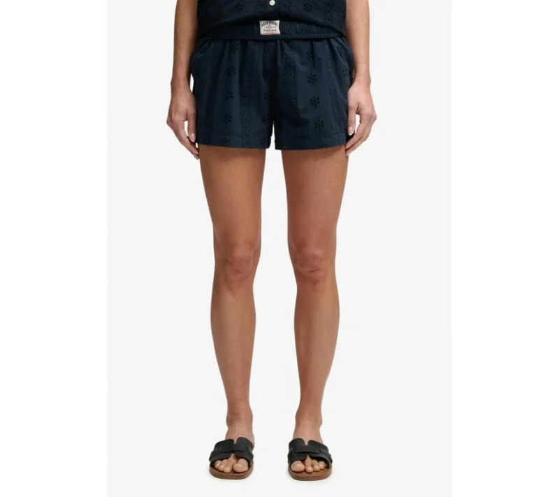 سوبر دراي Cotton Broderie Beach Shorts