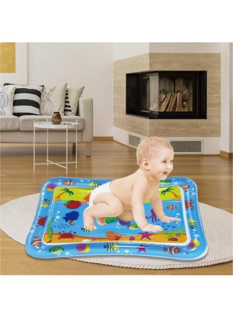 ULHYC Infant Water Play Mat Safe And Harmless Inflatable Activity Center Spray Water Pad Promoting Baby Motor And Sensory Development - Image 4