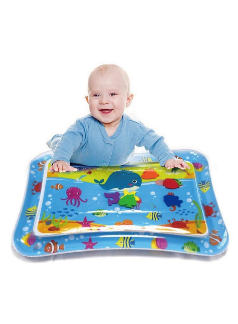 ULHYC Infant Water Play Mat Safe And Harmless Inflatable Activity Center Spray Water Pad Promoting Baby Motor And Sensory Development - Image 1