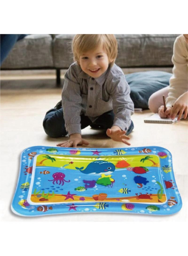 ULHYC Infant Water Play Mat Safe And Harmless Inflatable Activity Center Spray Water Pad Promoting Baby Motor And Sensory Development - Image 2