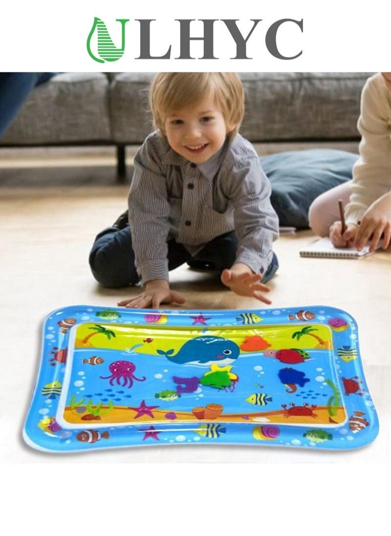 ULHYC Infant Water Play Mat Safe And Harmless Inflatable Activity Center Spray Water Pad Promoting Baby Motor And Sensory Development  - Image 2