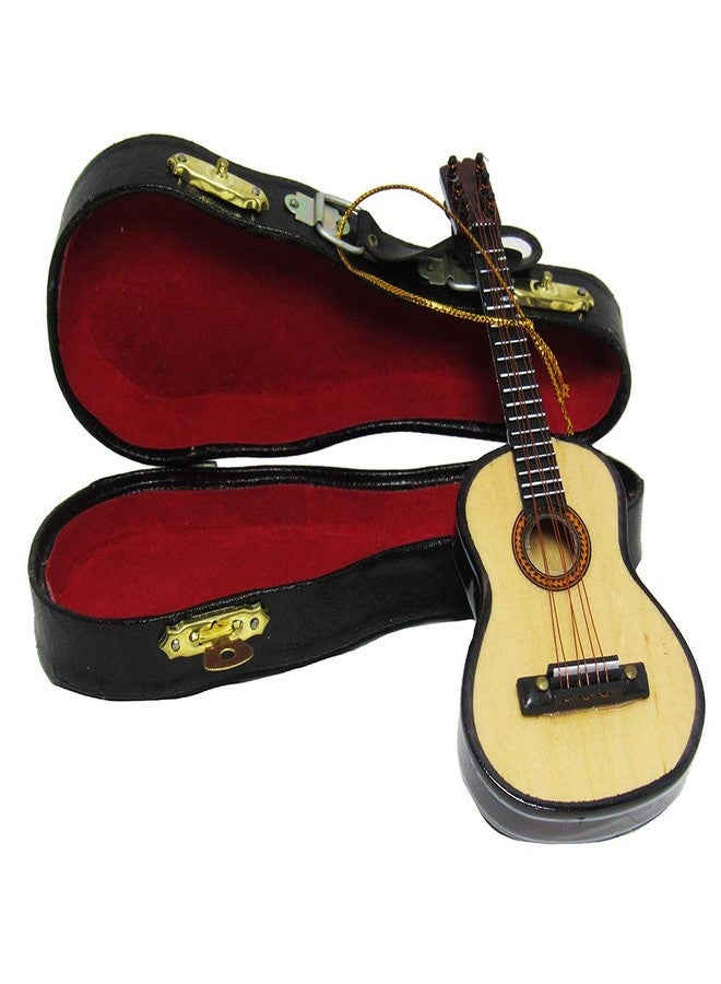 Kurt S. Adler Kurt Adler J4544 5.52" Wood Pearlized Guitar Ornament - Image 2