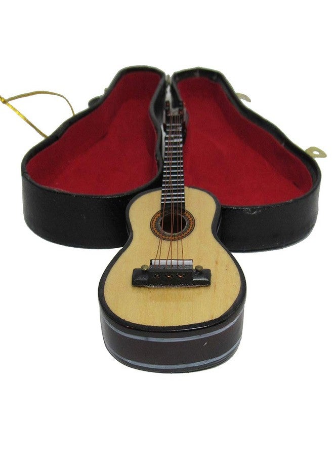 Kurt S. Adler Kurt Adler J4544 5.52" Wood Pearlized Guitar Ornament - Image 5