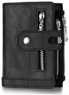 SPIFFY Spiffy Faux Leather Black Stylish Wallet For Men And Women | Wallet Men | Rfid Wallet | Wallet For Women | Unisex Wallet  - Image 1