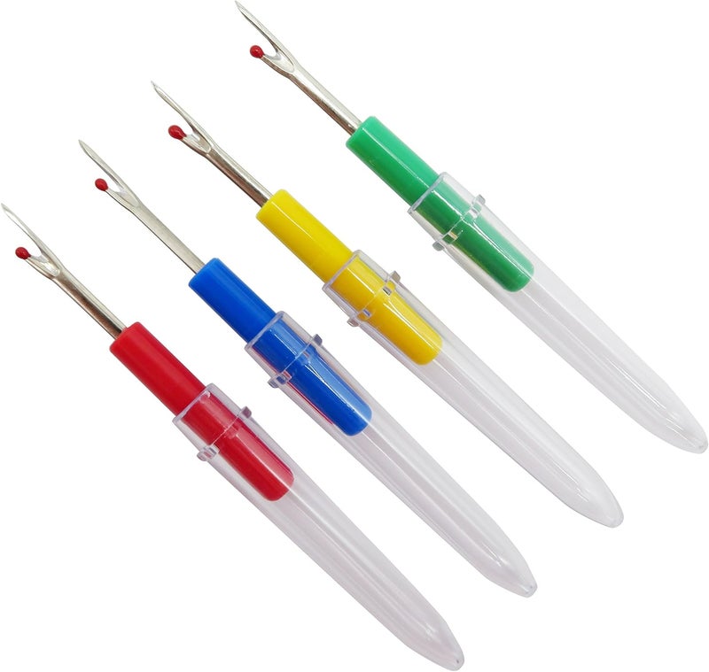 DODOGA 40pcs Colorful Seam Ripper Seam Rippers for Sewing Tool Handy Stitch Ripper Hem Ripper Sewing Stitches Sewing Tools Hem Ripper Stitch Ripper for Opening Removing Seams and Hems, 4 Colors,40 Pcs - Image 1