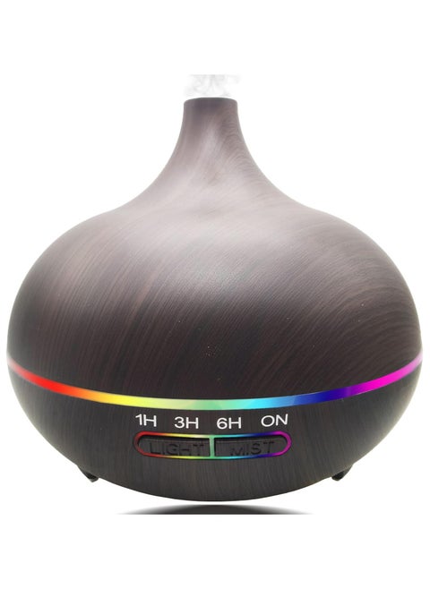 Leport 550ml Large Room Essential Oil Diffuser for Home, Ultra Quiet Aromatherapy Essential Oil Diffuser, Ultrasonic Cool Mist Humidifier with 7 Light Colors, Timer Setting