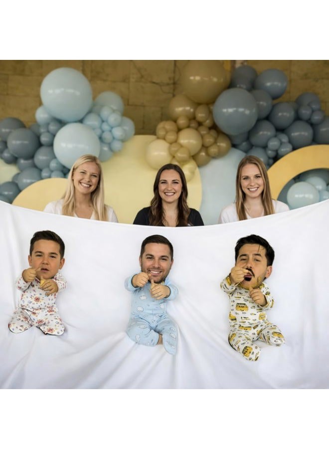 Mindsoft Baby Shower Games Party Favors Feed Me Baby Shower Games Gift for Funny Bridal Party Activities for Gender Reveal Supplies Boy Girl Banner Backdrop Background Decoration Photo Props - Image 1