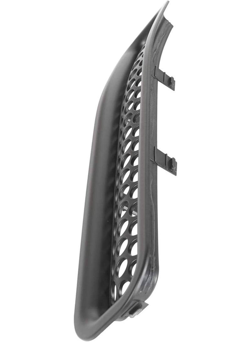 Hooke Road Wrangler Grill Mesh يدرج غطاء حراس الشبكة الأمامية Clip-in Matte Black لـ 1997-2006 Jeep Wrangler TJ & Unlimited (حزمة من 7) - Image 3