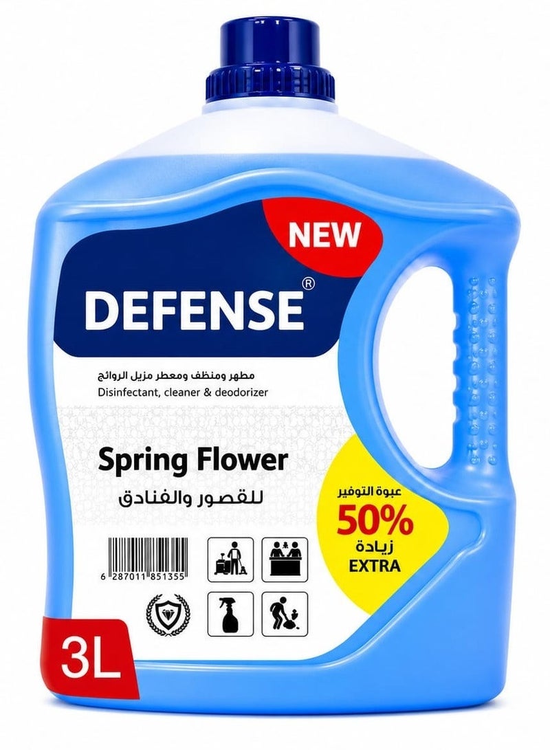 Defense Disinfectant and Deodorizer Cleaner 3L - Image 1