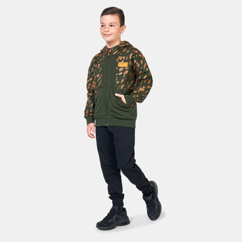 EA7 Emporio Armani Kids' Graphic Series Full-Zip Hoodie (Older Kids)