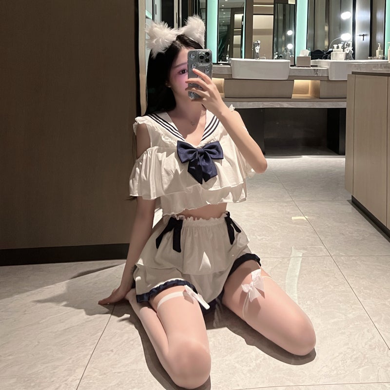 Women's Coordinated Fashion Dress Set, Elegant White Design, Soft Polyester Fabric, Comfortable Fit - Image 3