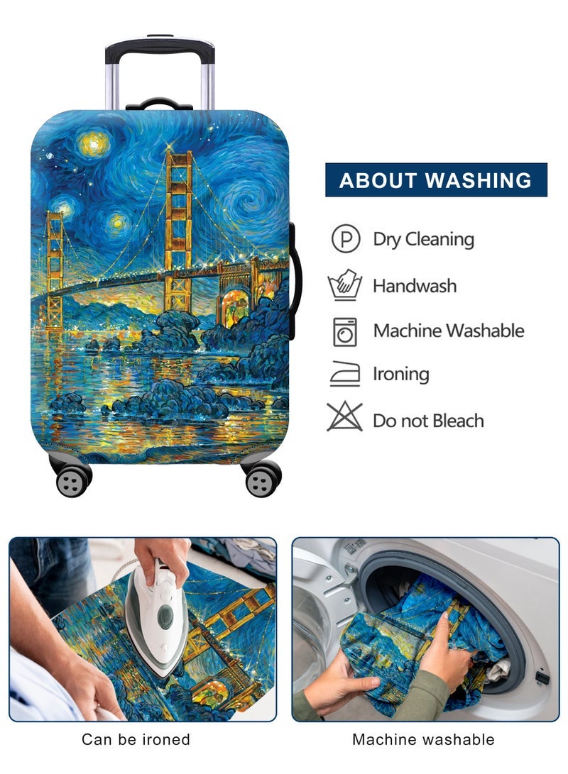 URbazaar Elastic Travel Luggage Cover Travel Suitcase Protective Cover for Trunk Case Apply to 18-30 inch luggage Suitcase Cover - Image 2