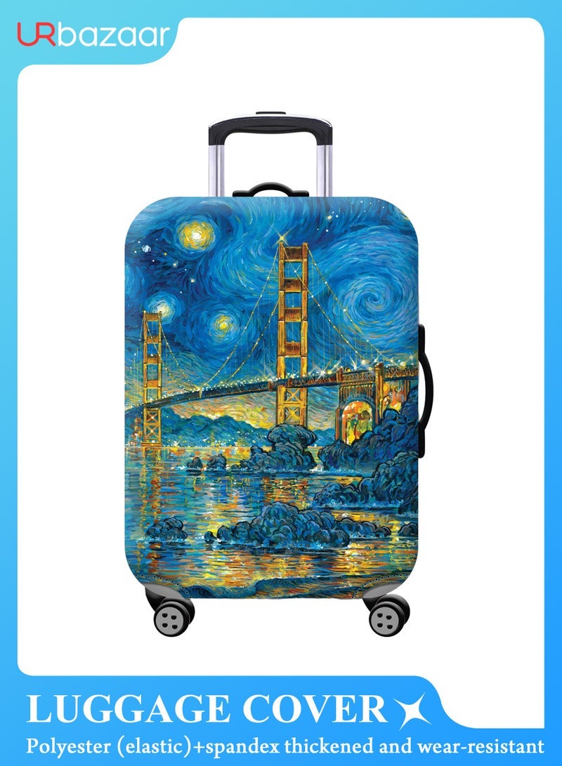URbazaar Elastic Travel Luggage Cover Travel Suitcase Protective Cover for Trunk Case Apply to 18-30 inch luggage Suitcase Cover - Image 1