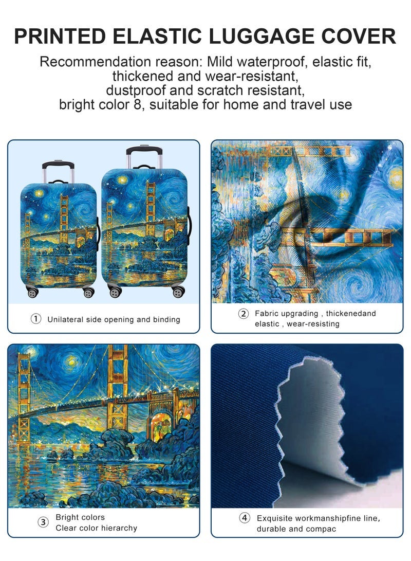 URbazaar Elastic Travel Luggage Cover Travel Suitcase Protective Cover for Trunk Case Apply to 18-30 inch luggage Suitcase Cover - Image 4