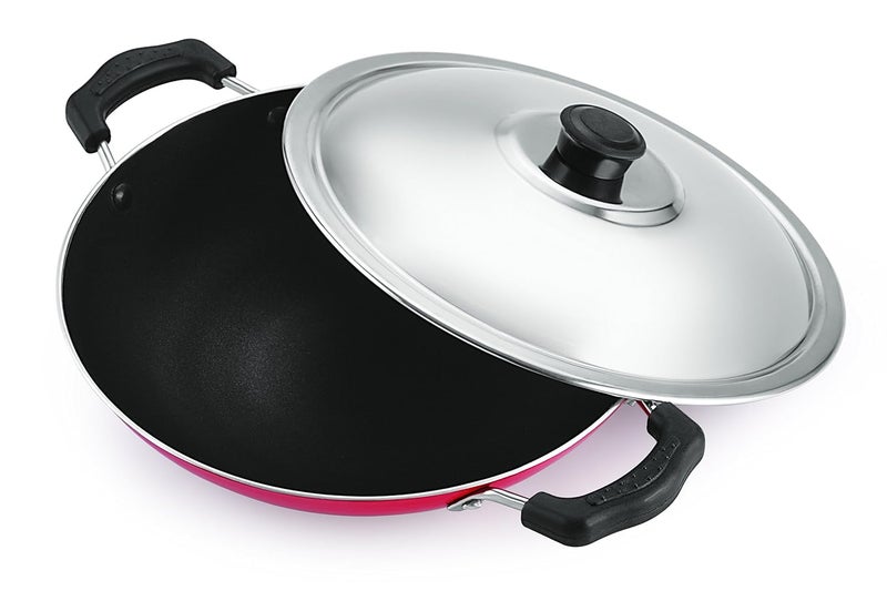 Nirlon Nirlon Non-Stick Coated Aluminium Appachatti and Casserole Combo Cookware Set - Image 3
