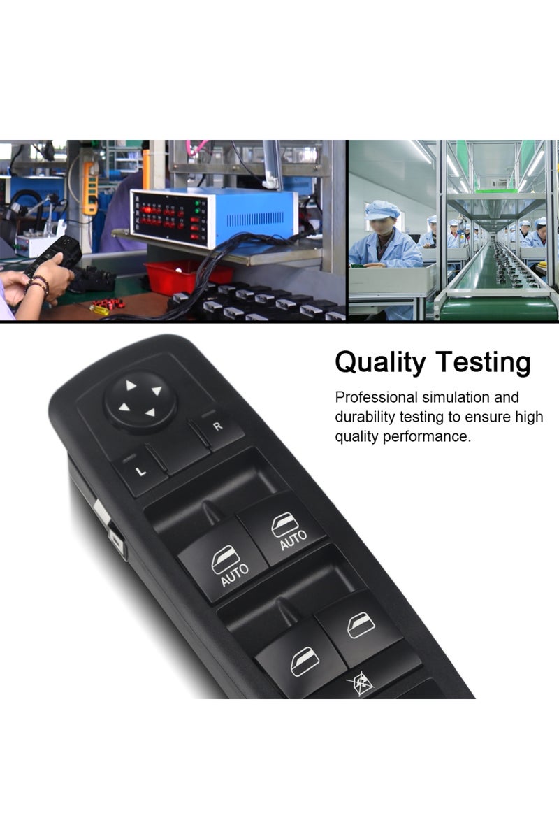 إيروريكس مفتاح تشغيل/إيقاف كهربائي مزدوج أوتوماتيكي لنافذة السيارة دودج تشارجر موديلات 2011-2014، بديل لـ 68... - Image 5