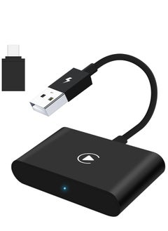 Wireless Carplay Adapter Apple Carplay Wireless Adapter Convert Wired to Wireless CarPlay Dongle for Wireless Control Plug & Play Fit for Cars from 2015 & iPhone