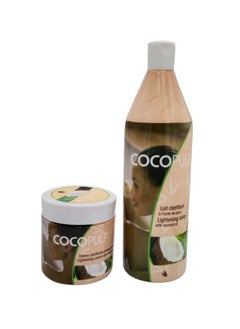 Cocopulp Set for Skin Whitening Cream 300 ml and Lotion 500 ml