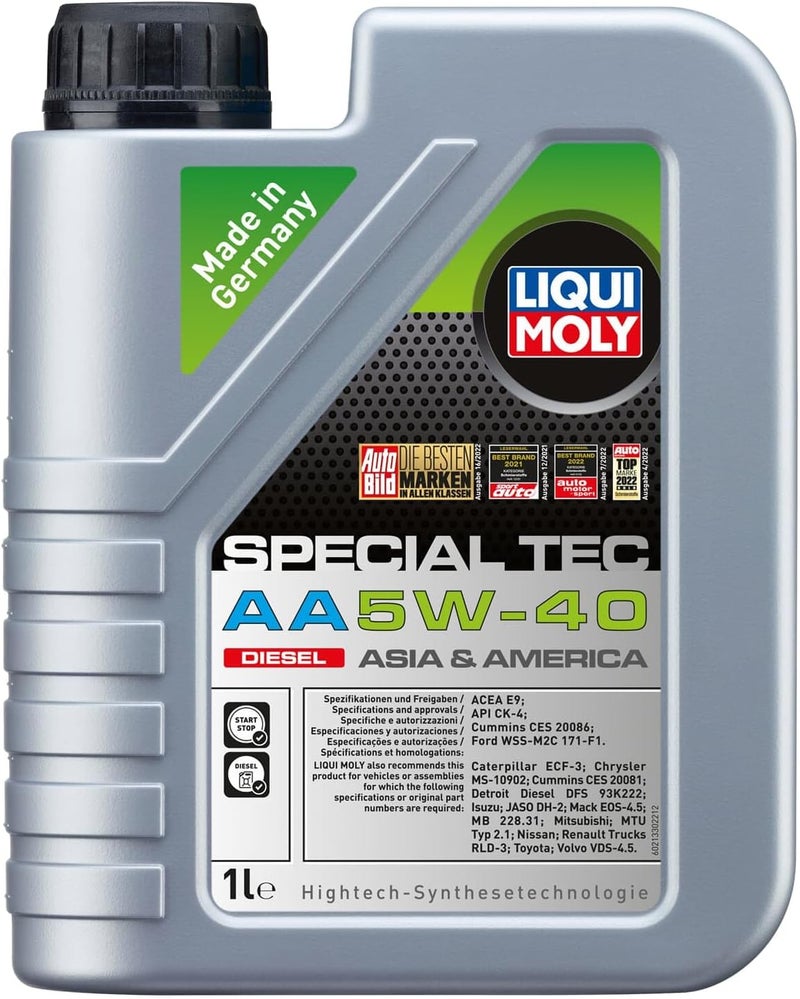 ليكوي مولي سبشال تيك AA 5W40 ديزل 1 لتر - Image 2