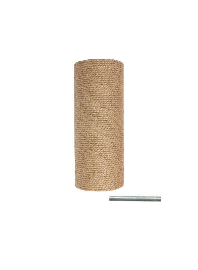 TQEW Bedoo cat Replacement Scratching Sisal Post Length 11.8in30cm Tree Scratching Post Extension Post with M10 Screw Replacement Scratching Post Part - Image 1