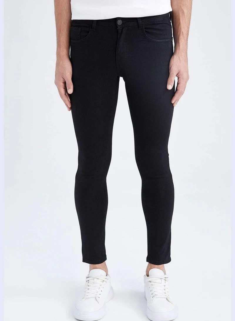 DeFacto Man Skinny Fit Denim Denim Trousers
