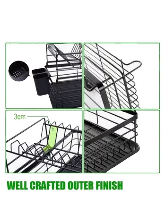 NKX Double Layer Dish Drying Drainer Rack  - Image 4