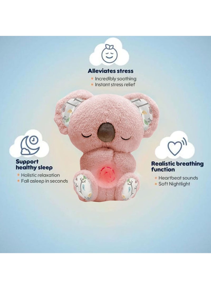 bbet Calming Relief Plush Toys | Breathing Cartoon Anxiety Relief Plush Toy Anxietys Relief Soothing Cartoon Stuffed Animal with Music Lights and Rhythmic Breathing Motion for Kids Sleeping - Image 3
