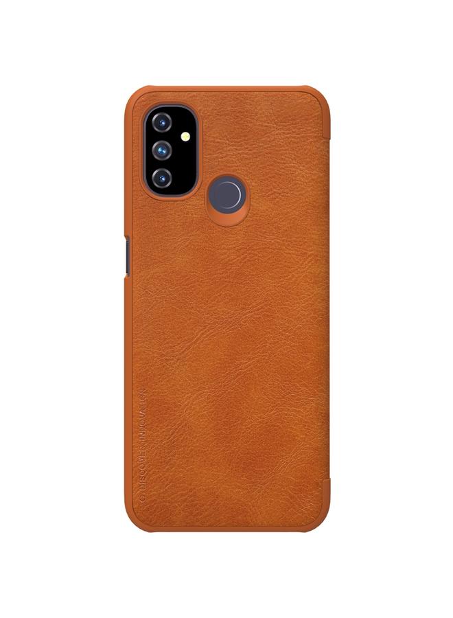 Nillkin Case For OnePlus Nord N100 QIN Series Crazy Horse Texture Horizontal Flip Leather Case with Card Slot - Image 3