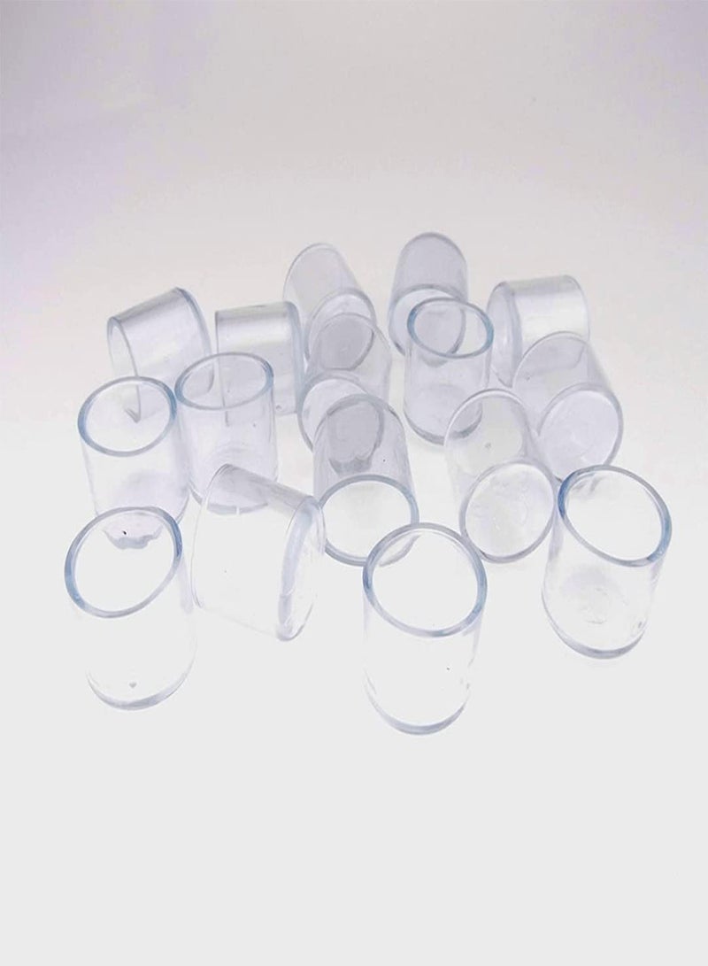 GGOOT Protective Caps for Chair Legs, Chair Leg Caps, Silicone Chair Leg Protectors, Chair Socks, Chair Gliders, Chair Caps Round, Rubber Feet, Foot Caps for Garden Chairs (silicone, Diameter 20 Mm) 16pcs, - Image 3