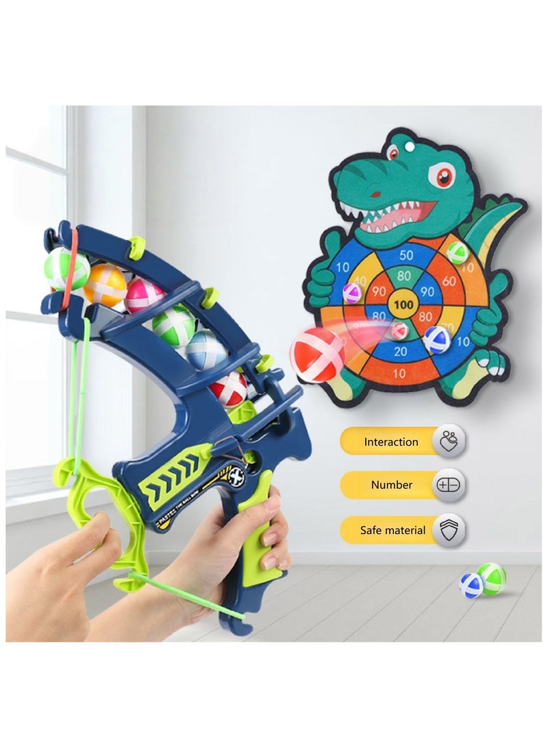 ألعاب التصويب للأطفال، ألعاب إطلاق آمنة، قوس وسهم ديناصور مع 24 كرة لاصقة للأطفال من 4 إلى 10 سنوات فما فوق، مجموعة هدايا للأولاد والبنات. - Image 2
