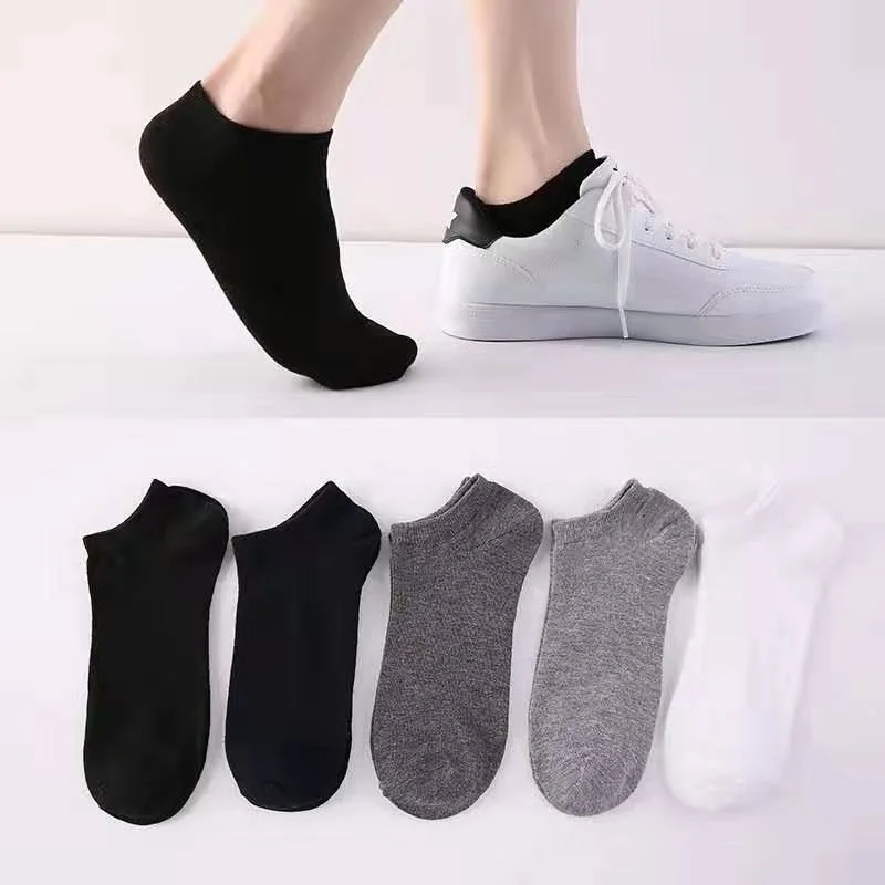 بي جي كي Unisex Summer Booties Socks 5-Piece Extra Comfortable