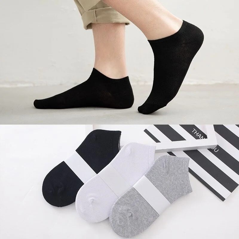 بي جي كي Unisex Summer Booties Socks 5-Piece Extra Comfortable