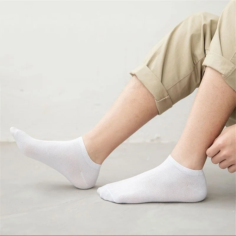بي جي كي Unisex Summer Booties Socks 5-Piece Extra Comfortable