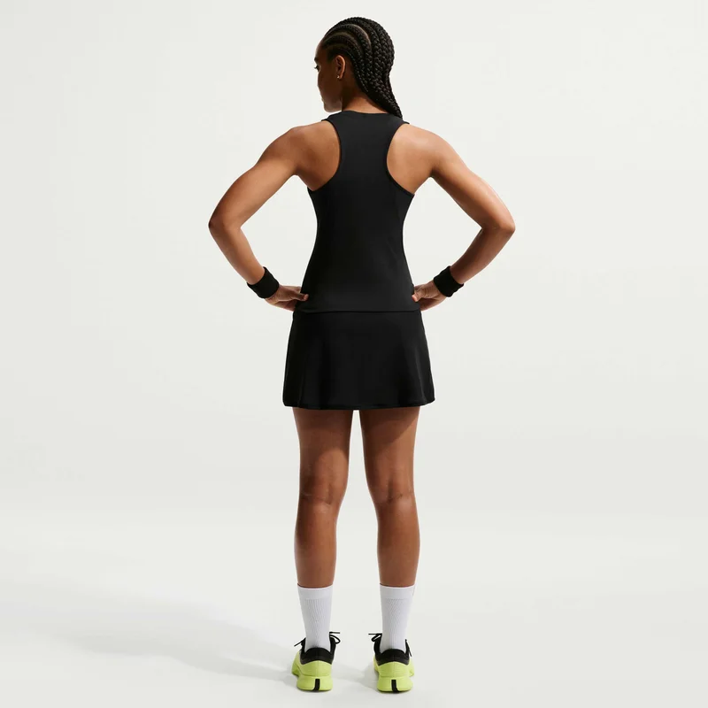 Nike Black Women's Victory Dri-FIT Straight Tennis Skirt for Women | Best Price UAE