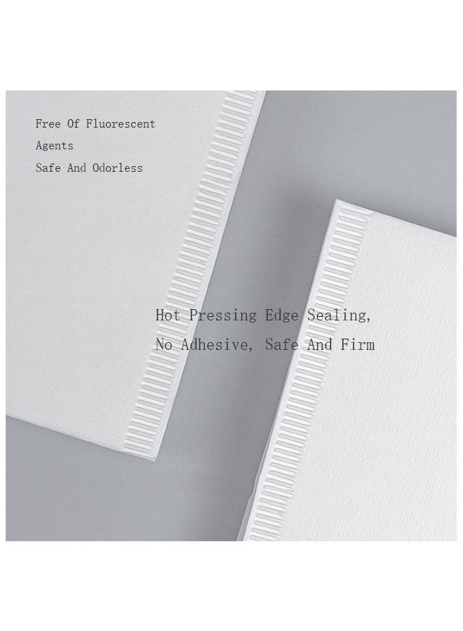 100 Pieces Coffee PaperPortable Coffee Filter Paper With Ears V60 - Image 4