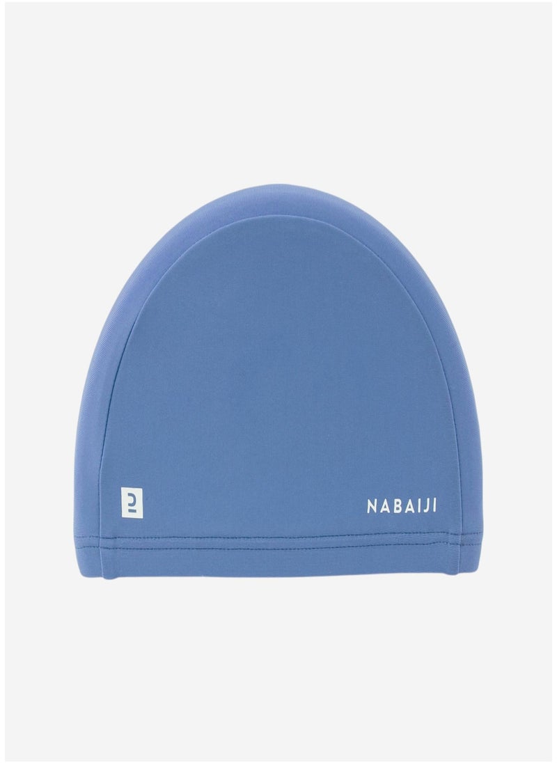 NABAIJI NABAIJI by DECATHLON, Kids Swimming Cap Plain Fabric Blue  - Image 1