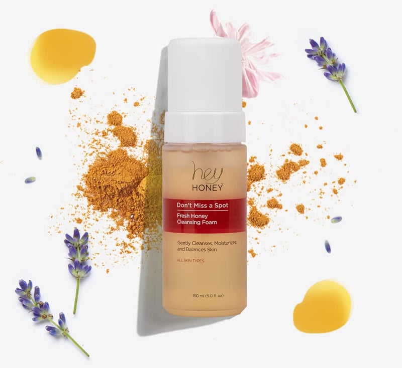 Hey Honey Don't Miss A Spot Fresh Honey Facial Cleansing Foam | Gently Remove Skin Oil and Other Pollutants From your Sensitive Skin | Clean and Cruelty-Free | 5 oz - Image 4